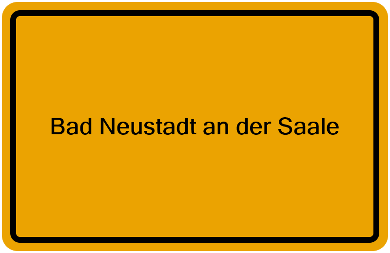 Handelsregisterauszug Bad Neustadt an der Saale